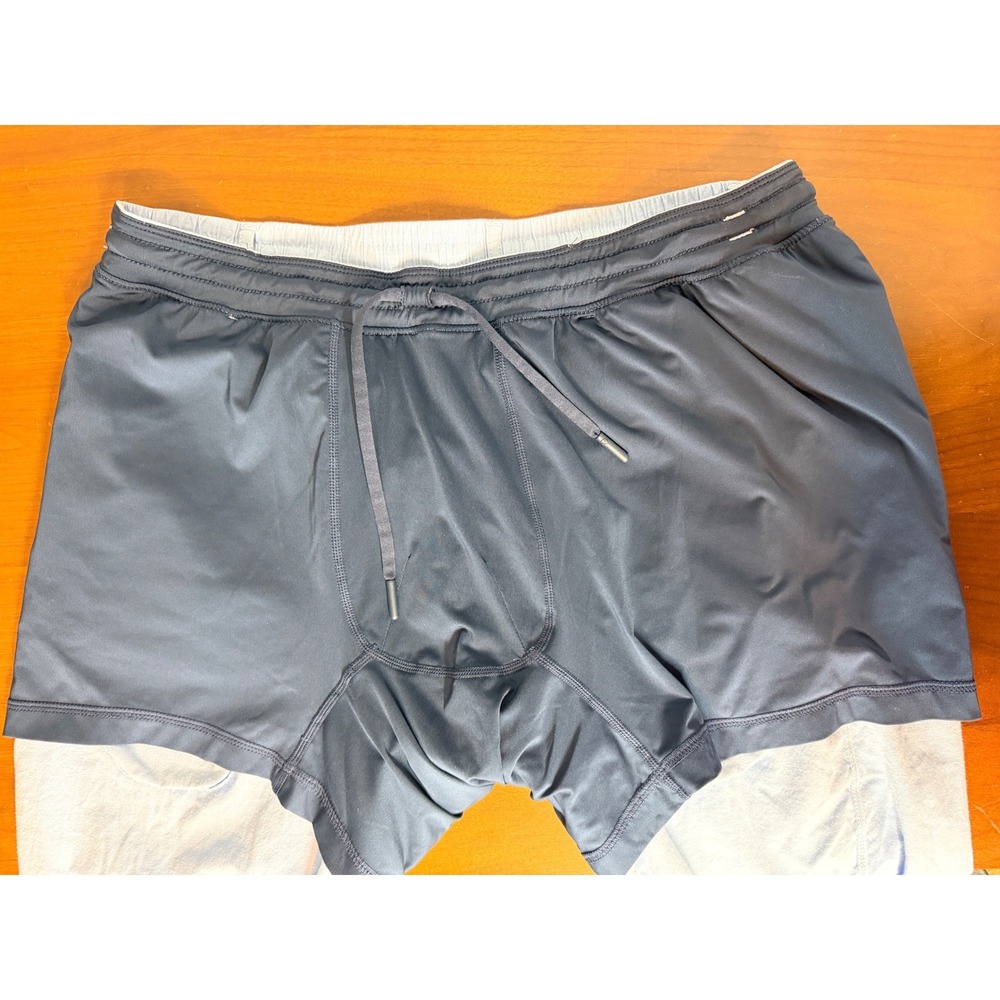 Birddogs Boom Shorts Mens XL Light Blue Built-in Liner Zip Pockets EUC - Picture 5 of 6